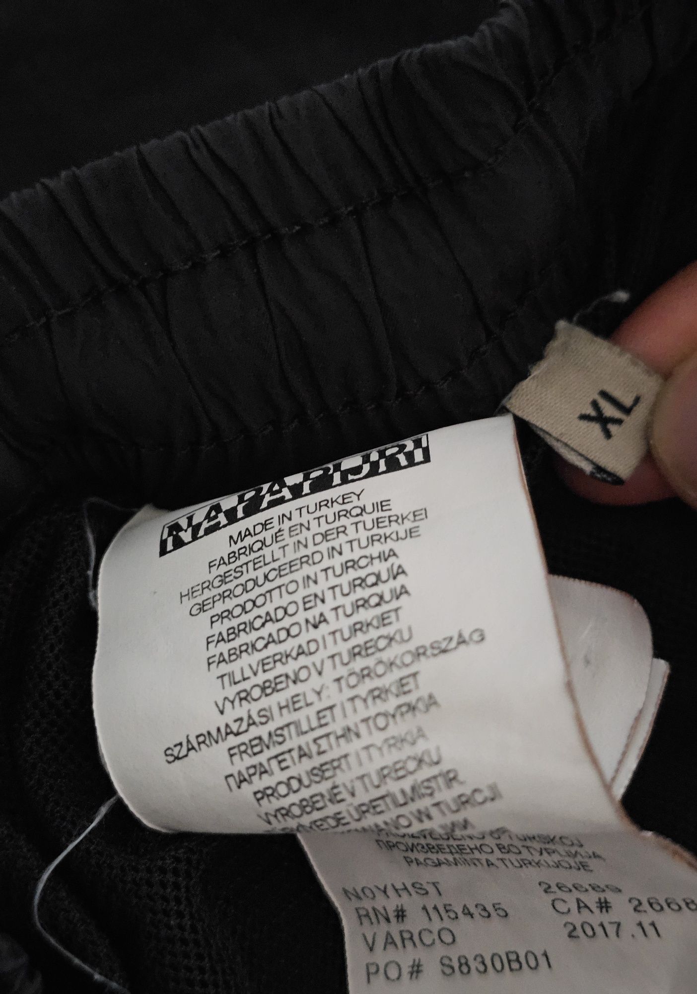 spodenki napapijri Rozmiar XL Czarne Szorty napapijri