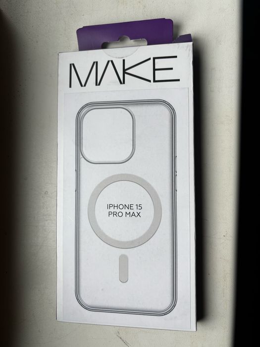 Чохол для iPhone 15 Pro Max MAKE Crystal Magnet Apple