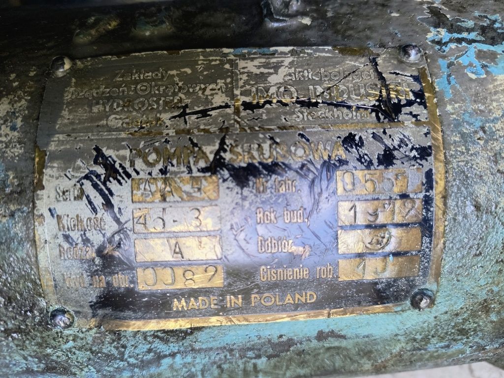Pompa hydrauliczna silnik i siłownik
