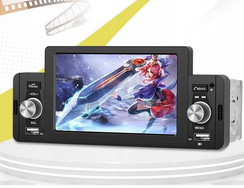Radio Samochodowe 1 DIN z dotykowym ekranem CARPLAY ANDROID AUTO