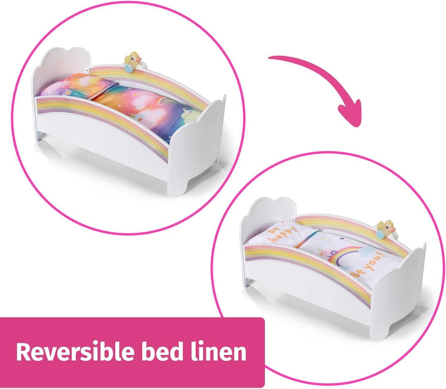 Кроватка Беби Борн Сон на радуге BABY born Zapf Rainbow Bed 835999