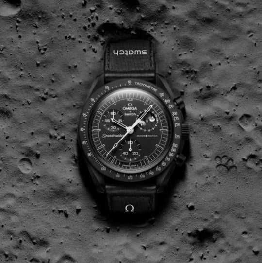 Omega swatch moonphase snoopy relogio