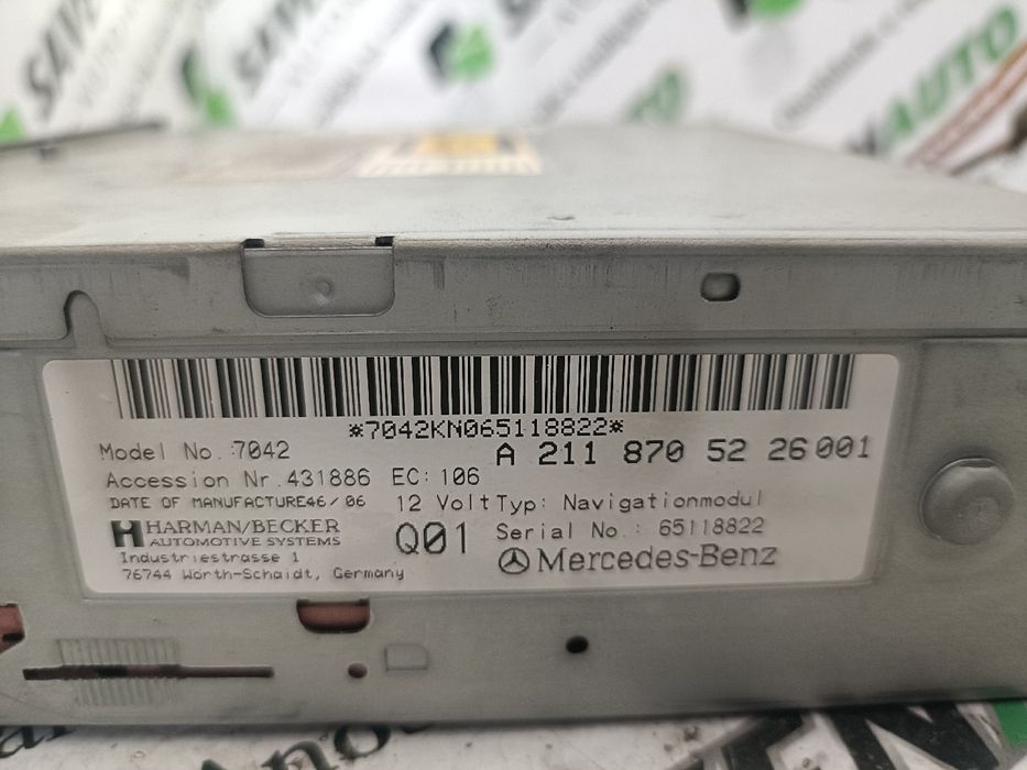 Rádio / auto-rádio MERCEDES-BENZ Classe E (W211)