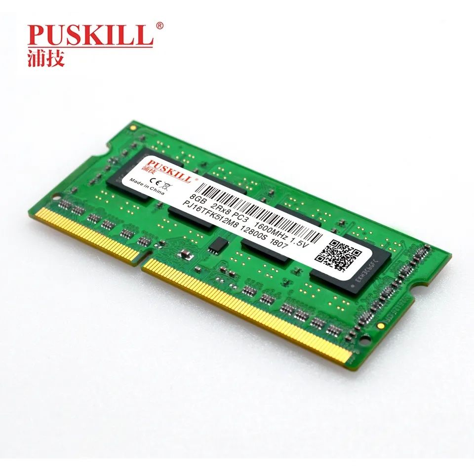 Оперативна пам'ять для ноутбука DDR3/DDR3L 8GB 1600mhz 1.35v/1.5v