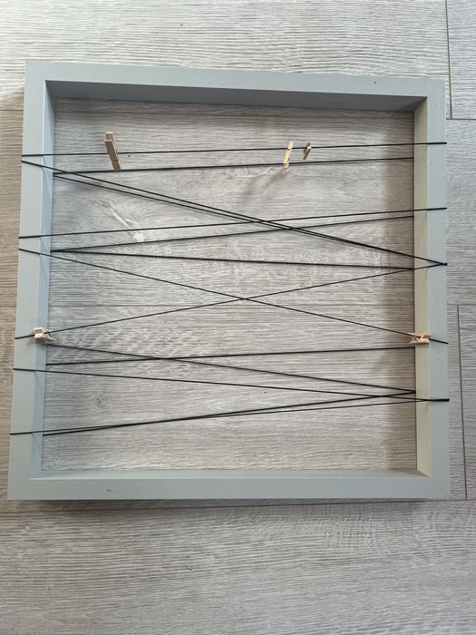 Ramka na zdjecia 40x40cm z klamrami