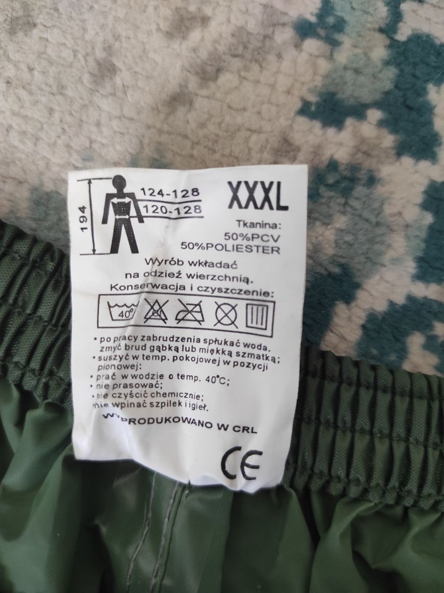 Komplet przeciwdeszczowy roz xxxl