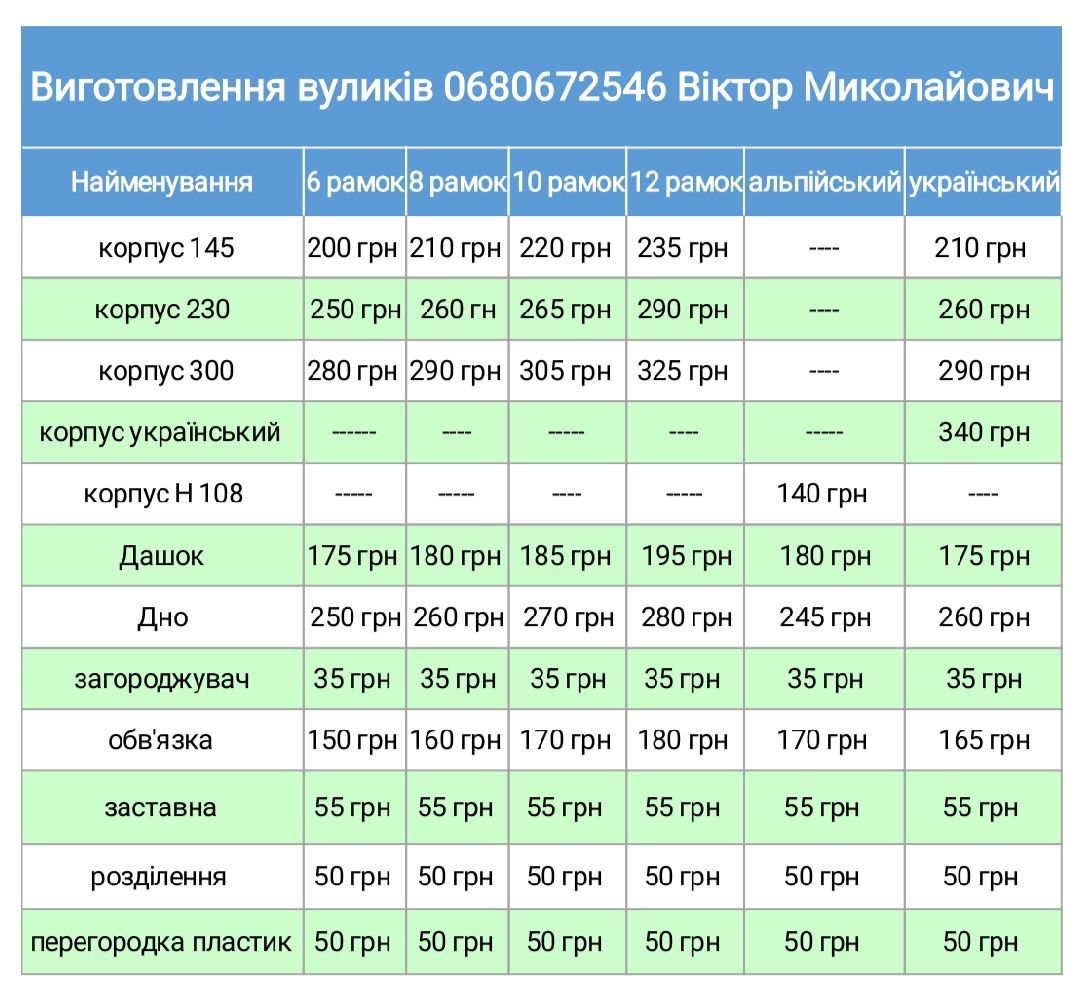 Украинский улик 12 рамочный