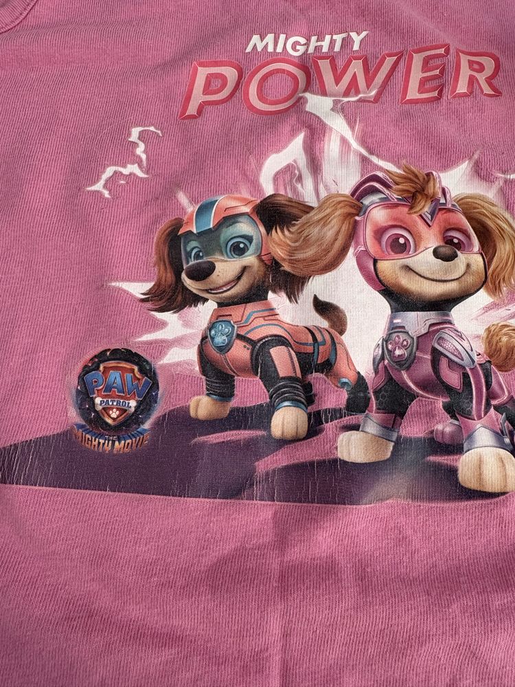 Zestaw koszulek t shirt dziewczecy psi patrol 110/116