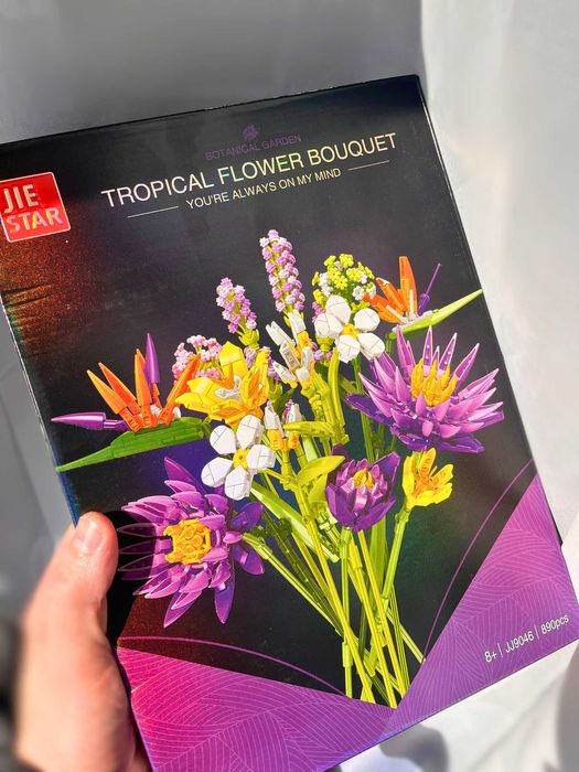 Конструктор лего  букет тропічні квіти