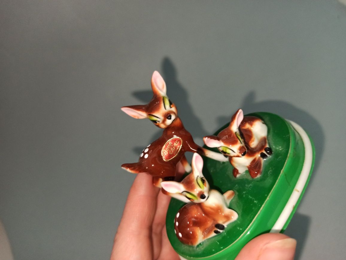 Bone china Japan porcelana kostna Japonia Bambi sarenka jelonek sarna