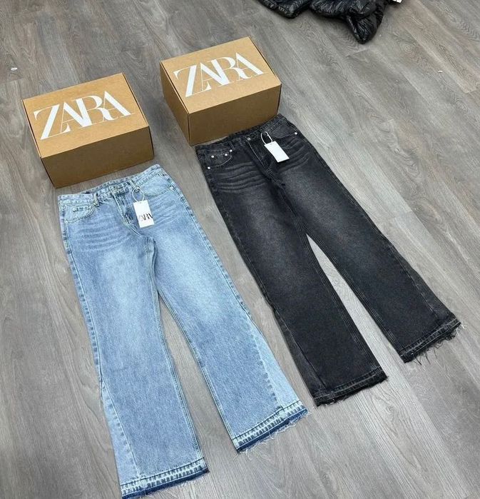 zara flared jeans