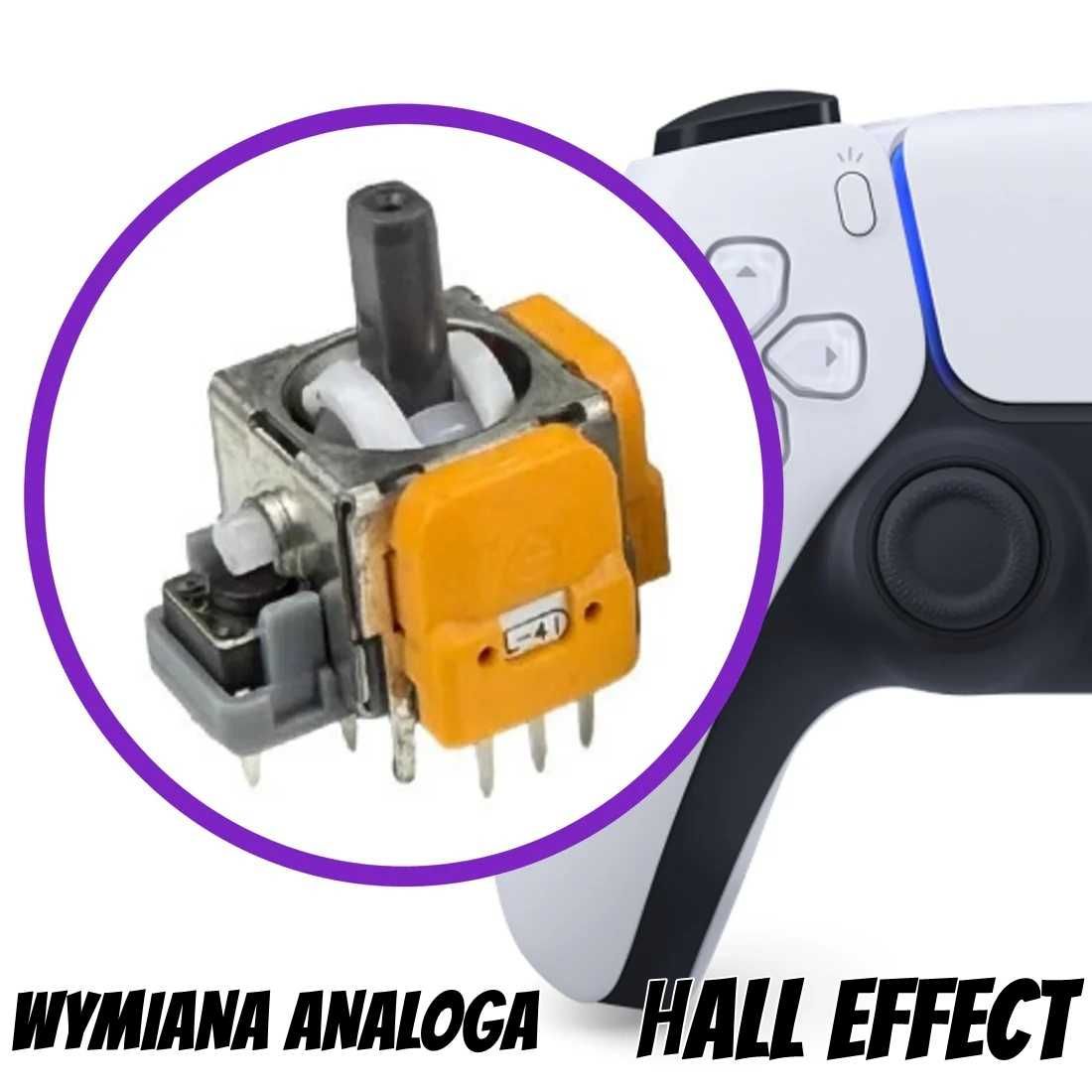 Analogi EFEKT HALLA wymiana od ręki PS4 PS5 XBOX ONE XSX wysyłka