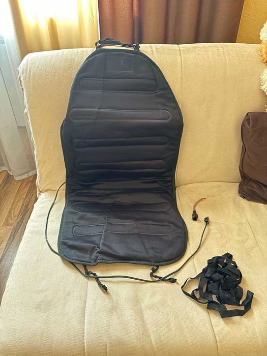 Подогрев сидения на сиденье (накидка), для спинки и сиденья, 90x44 см