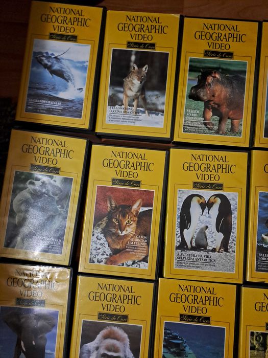 Coleção completa de cassettes National Geographic "Série de Ouro"