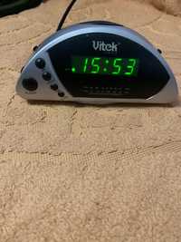 Радио часы будильник ViTek