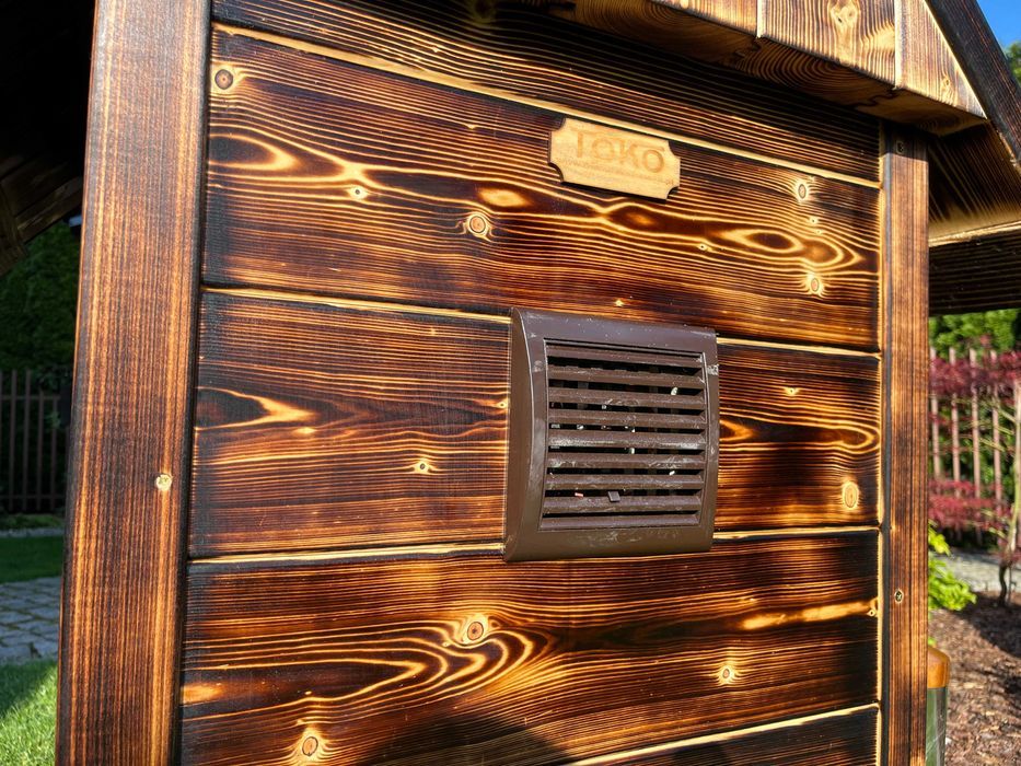 Wędzarnia  Elektryczna Drewniana 250L z Szybą Hartowaną  TOKO