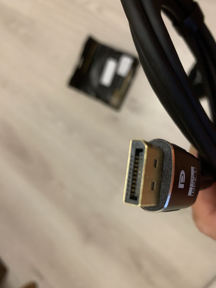 DisplayPort 2.1 кабель 2м 80Gbit/s (16К-60Hz;8K-120Hz;4K-240Hz)