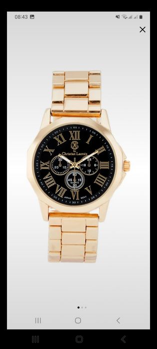 Relógio Christian Lacroix 42mm