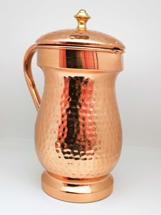 Dzbanek miedziany do wody miedziane 2,2l kuty nr.2
