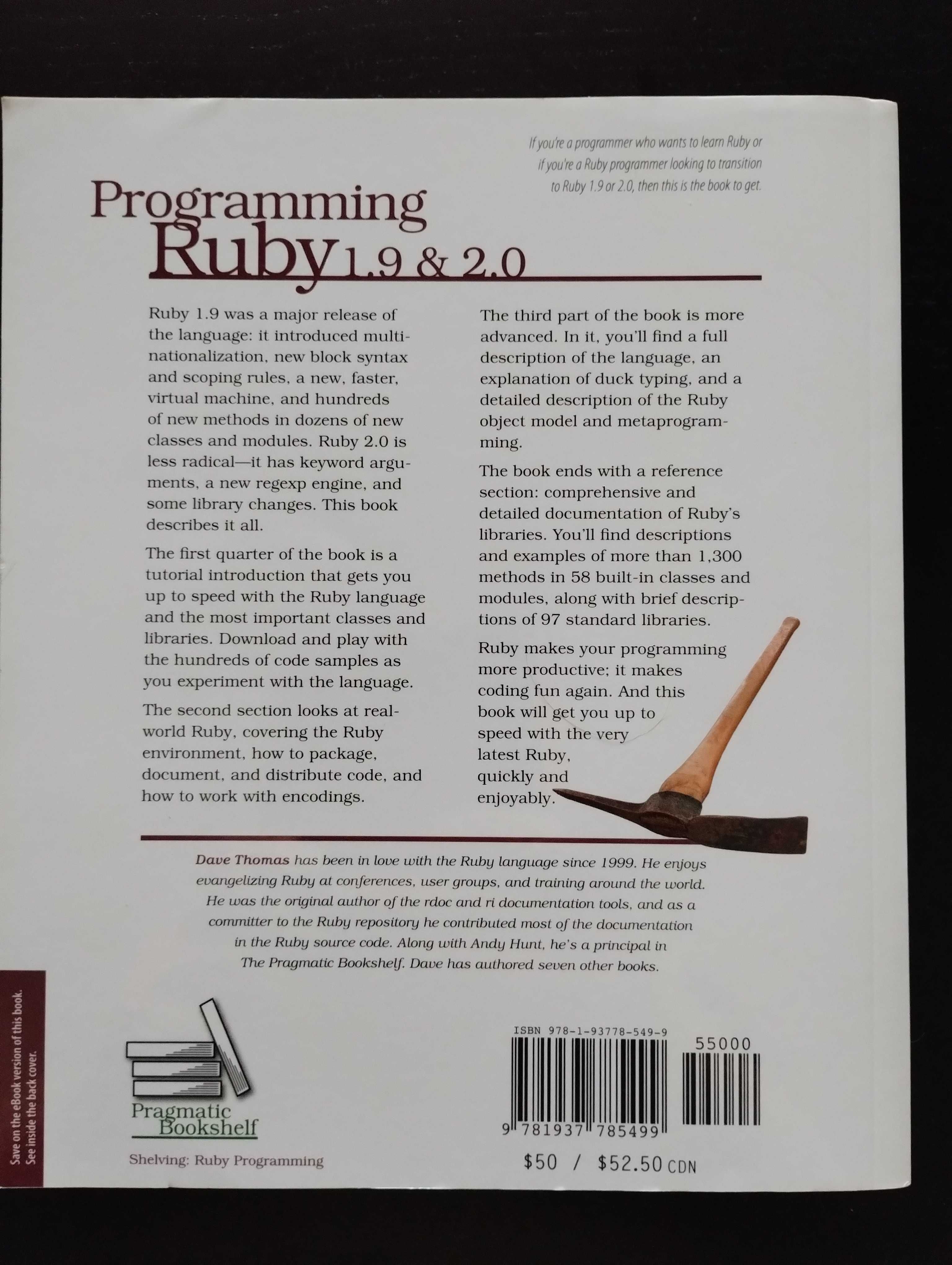 Książka Programming Ruby 1.9 & 2.0 Thomas Hunt Fowler