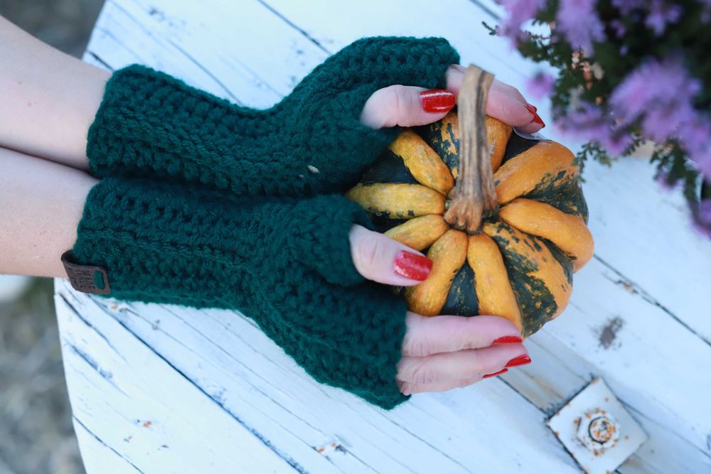 Mitenki / rękawiczki Handmade na szydełku