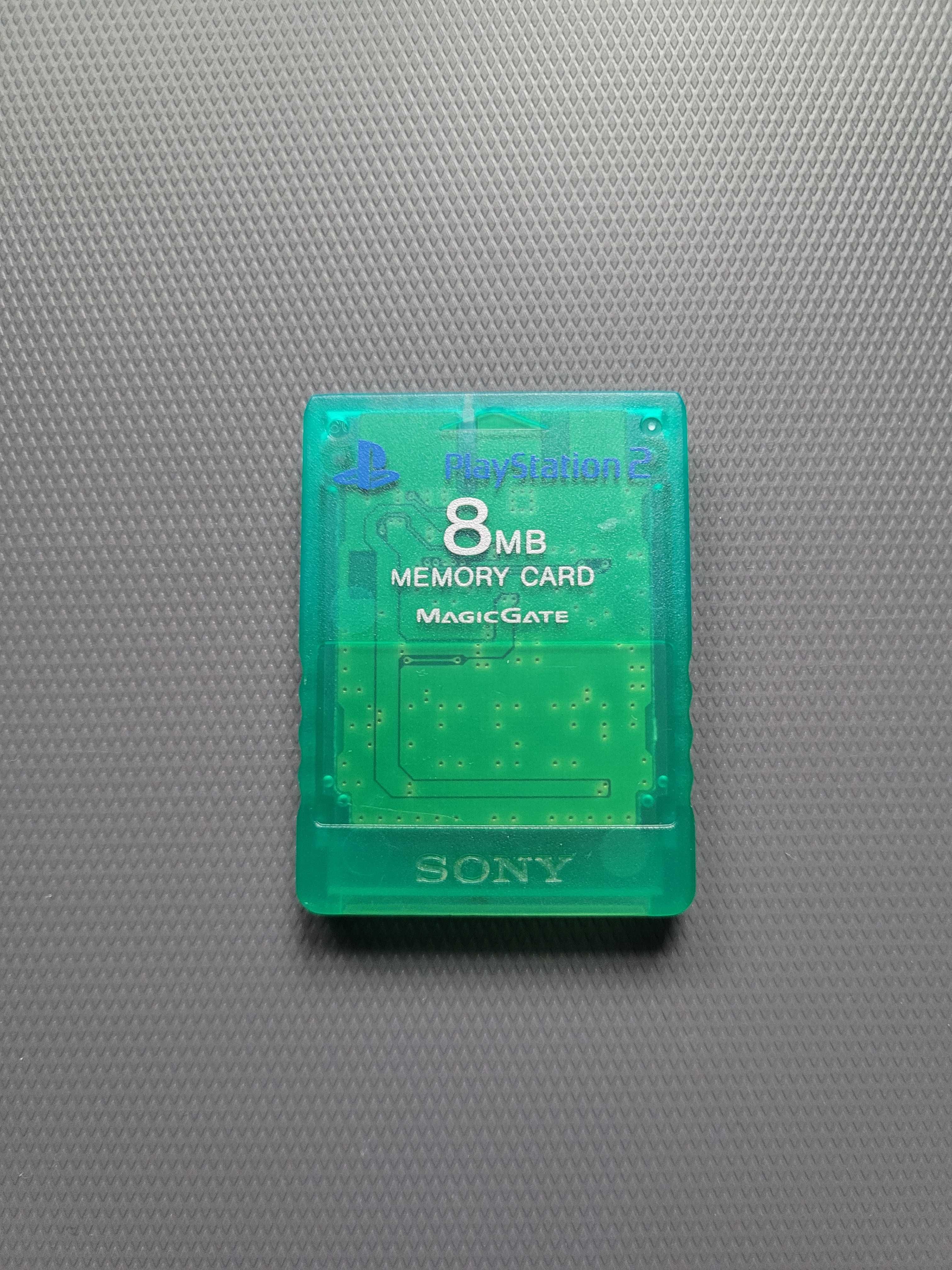 Oryginalna karta pamięci Sony PlayStation 2 SCPH-10020G Emerald