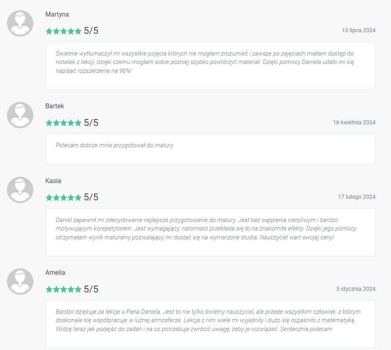 Korepetycje z Matematyki Online - Liceum/Technikum/Matura