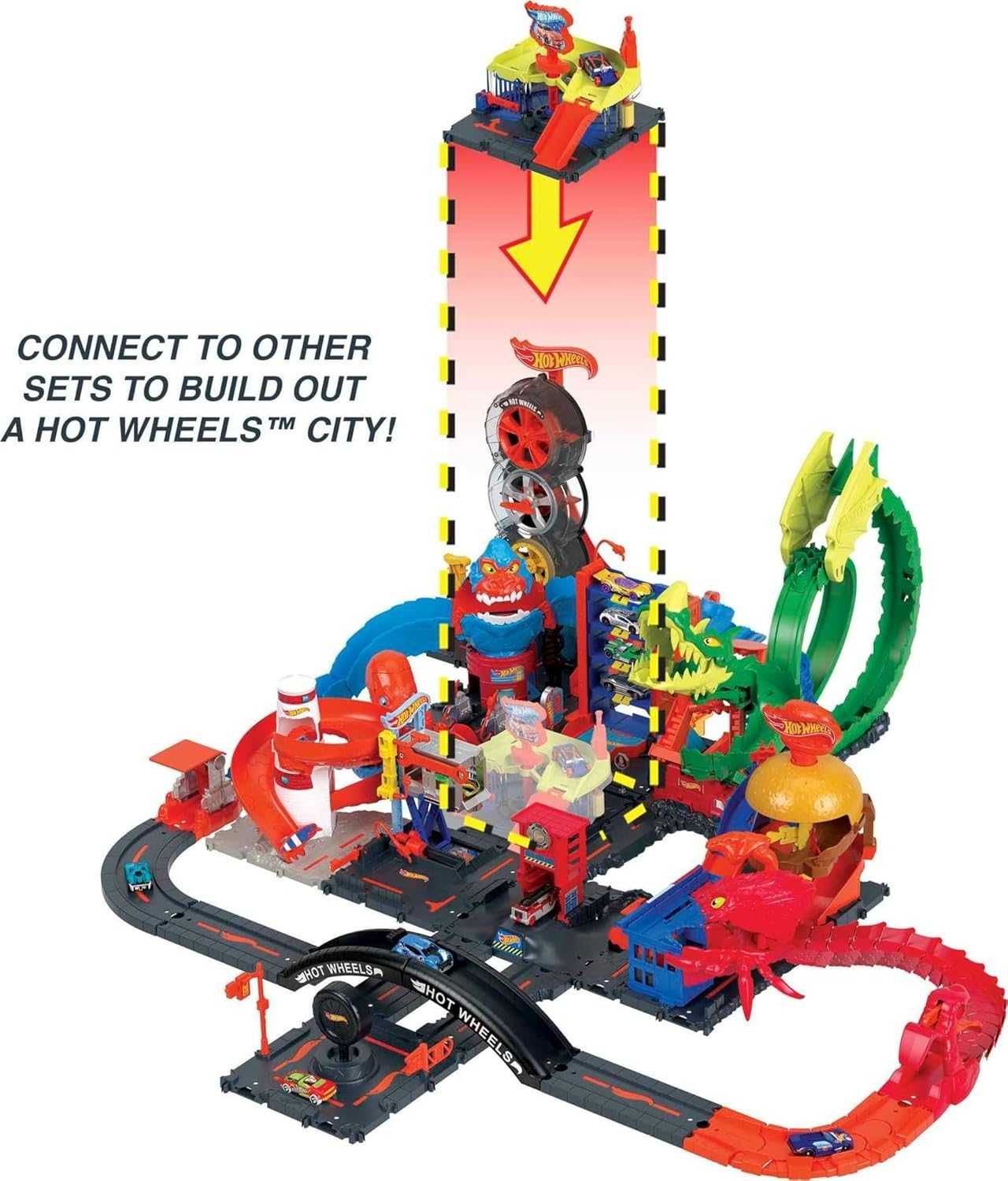 Трек Хот Вілс Автомийка Hot Wheels City Downtown Express Car Wash