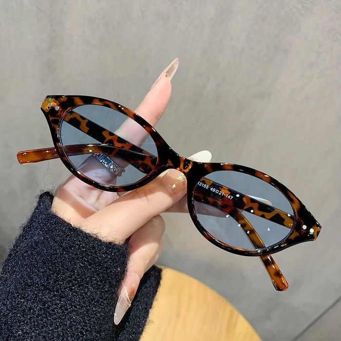 Модні окуляри леопардова рамка з декоративною лінзою Cat Eye