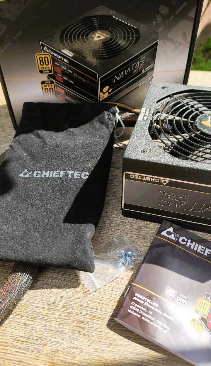 блокживлення 80+ Gold 1КВт 1000 Ват Navitas Chieftec 12B 1000Вт