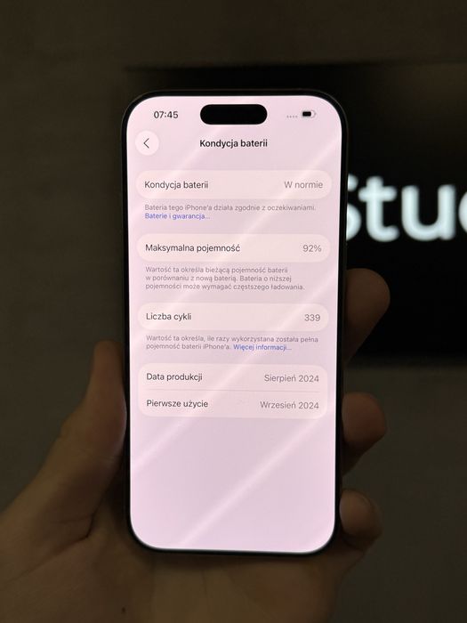 RATY 0% iPhone 16 Pro 512GB BATERIA 92% GWARANCJA 12 miesiecy!!!