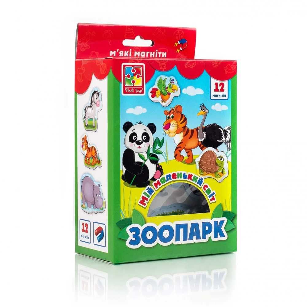 Игры Vladi Toys на магнитах Ферма Зоопарк Фрукты овощи Транспорт (Укр)