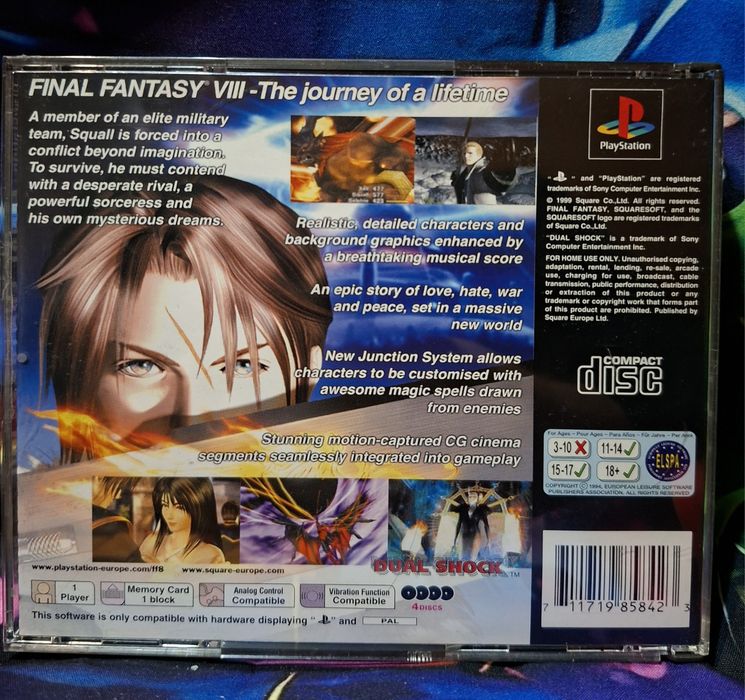 Final Fantasy VIII PS1 playstation