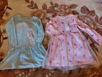 Sukienki 2 szt 122/128 nowa wróżki Sinsay i H&M Elsa Frozen Disney