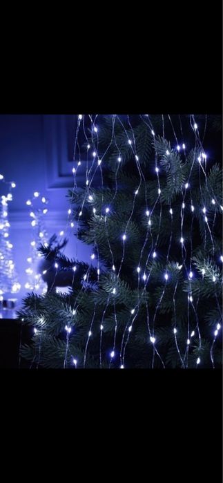 Girlanda peczek rosa na druciku 300 led, 3 m. 10 stref