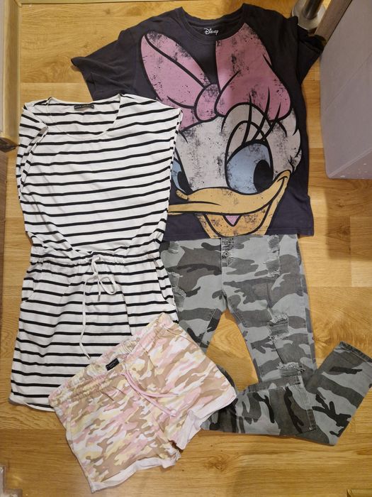 Mega paka ubrań damskich m bluzki sukienki sweter