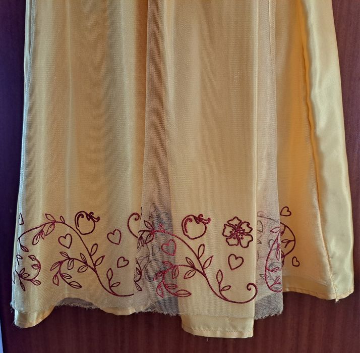 Vestido e Sapatinhos de Branca de neve