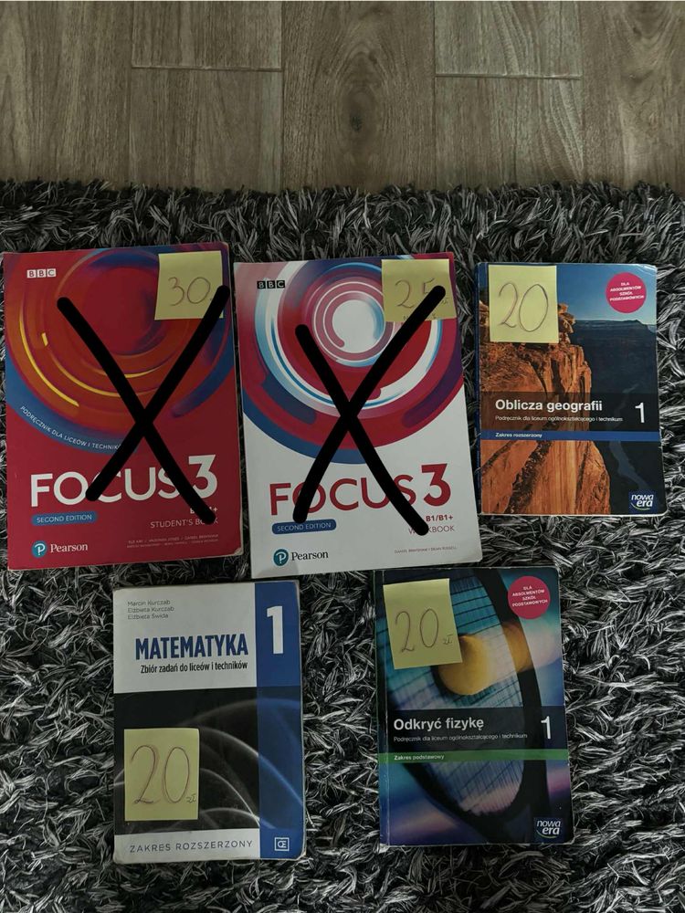 ksiazki klasa 1-2-3 liceum