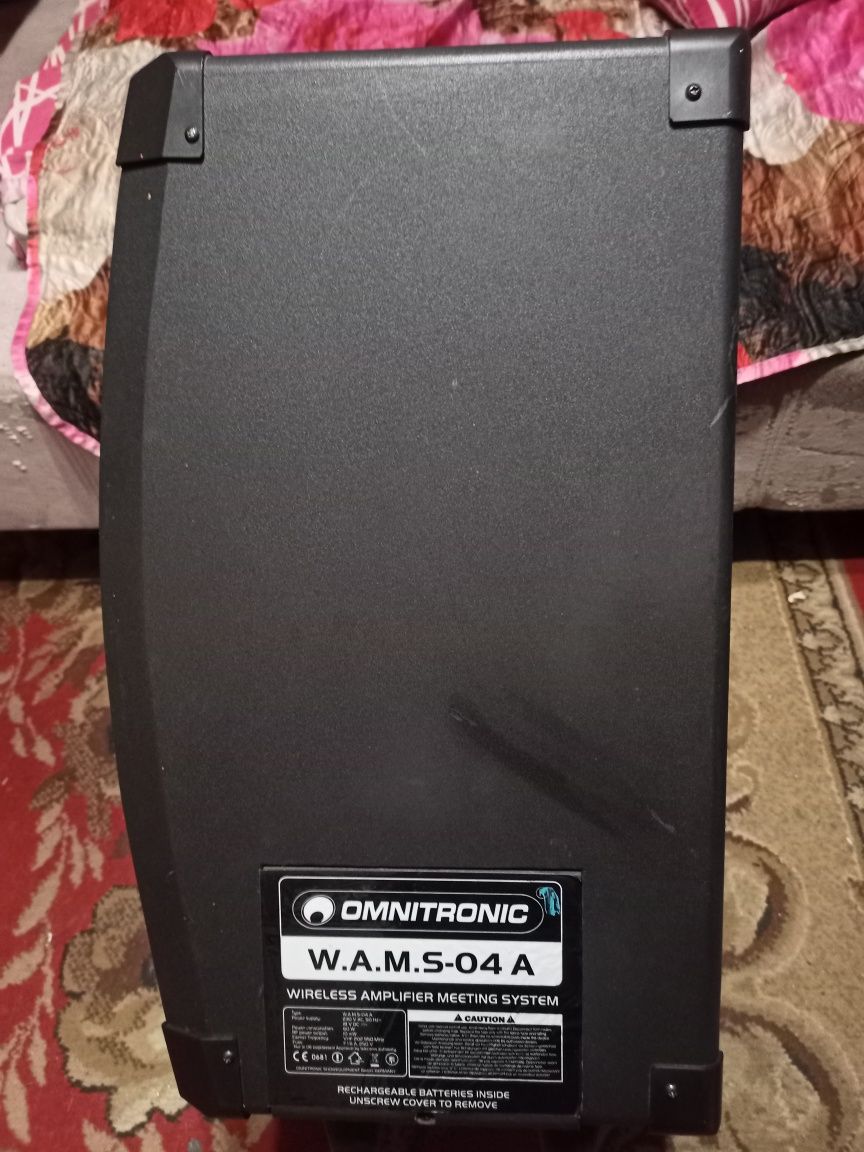 Продам активную колонку Omnitronik W.A.M.S-04 A