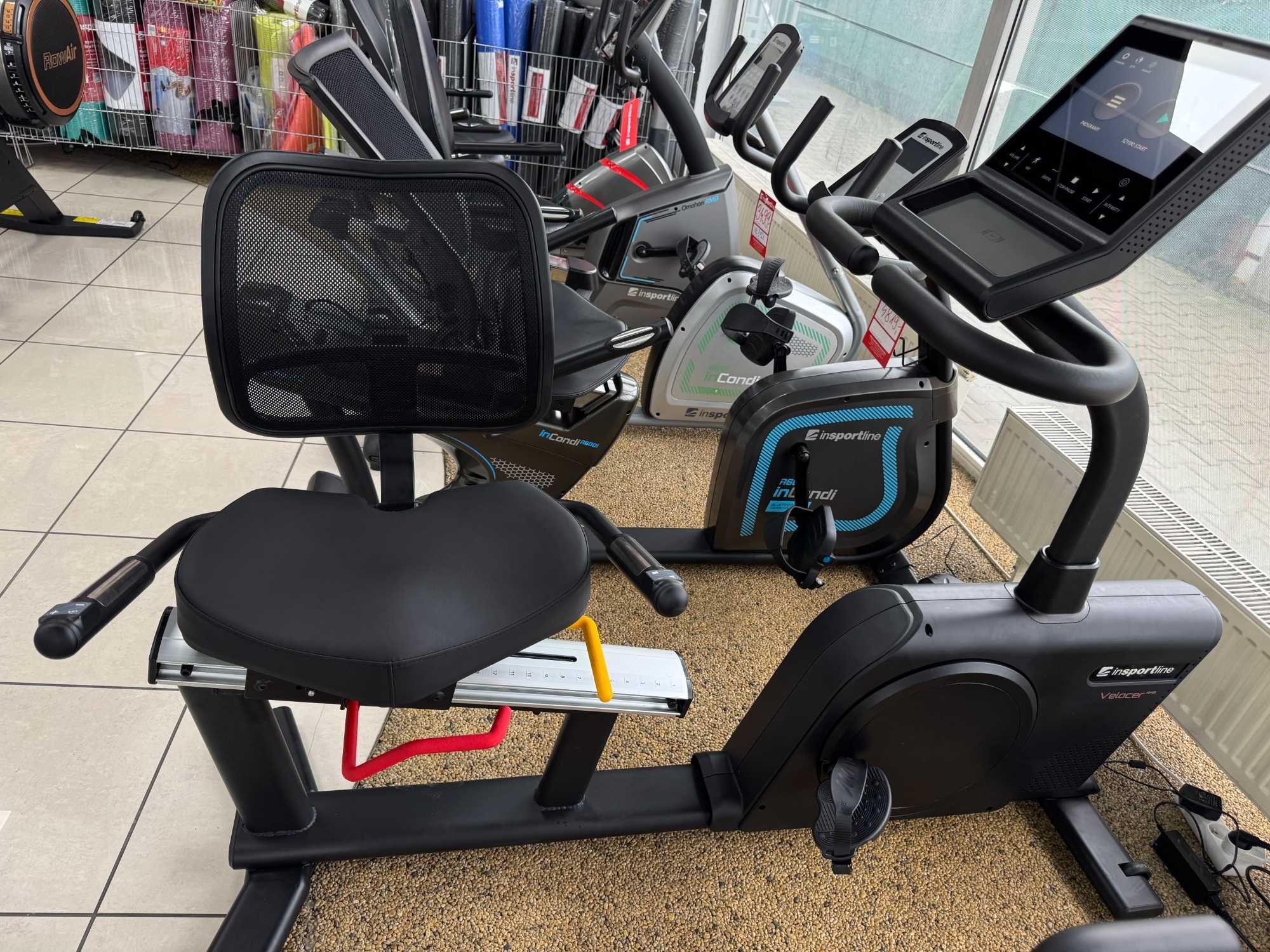Profesjonalny poziomy rower treningowy inSPORTline Velocer RMB