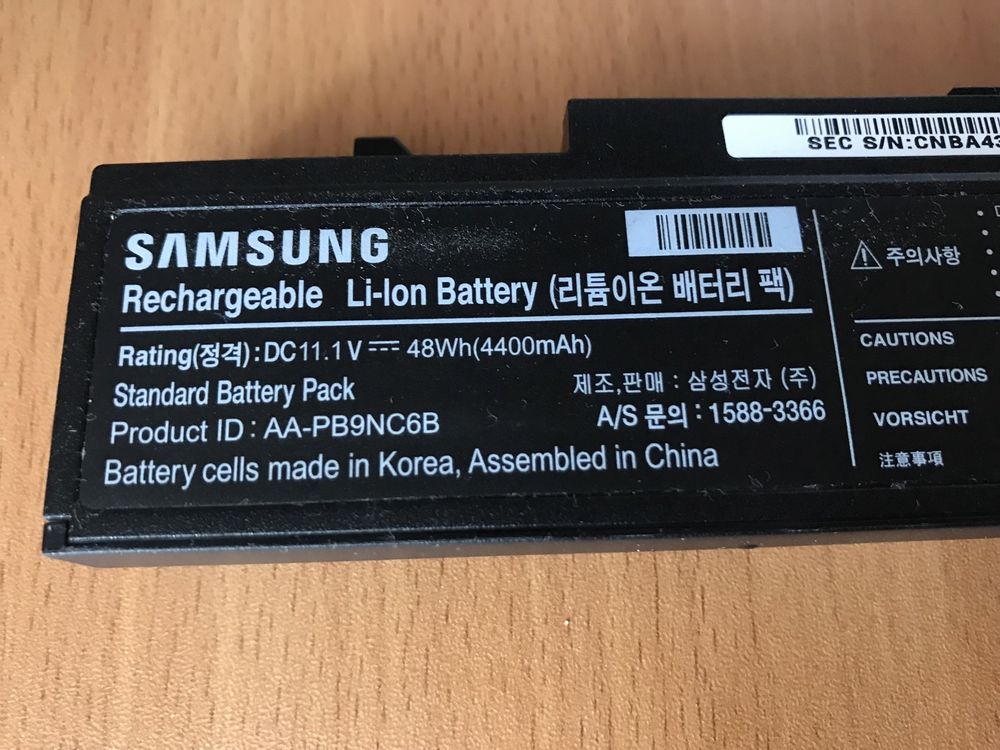 Аккумулятор батарея AA-PB9NC6B Samsung NP350V5C