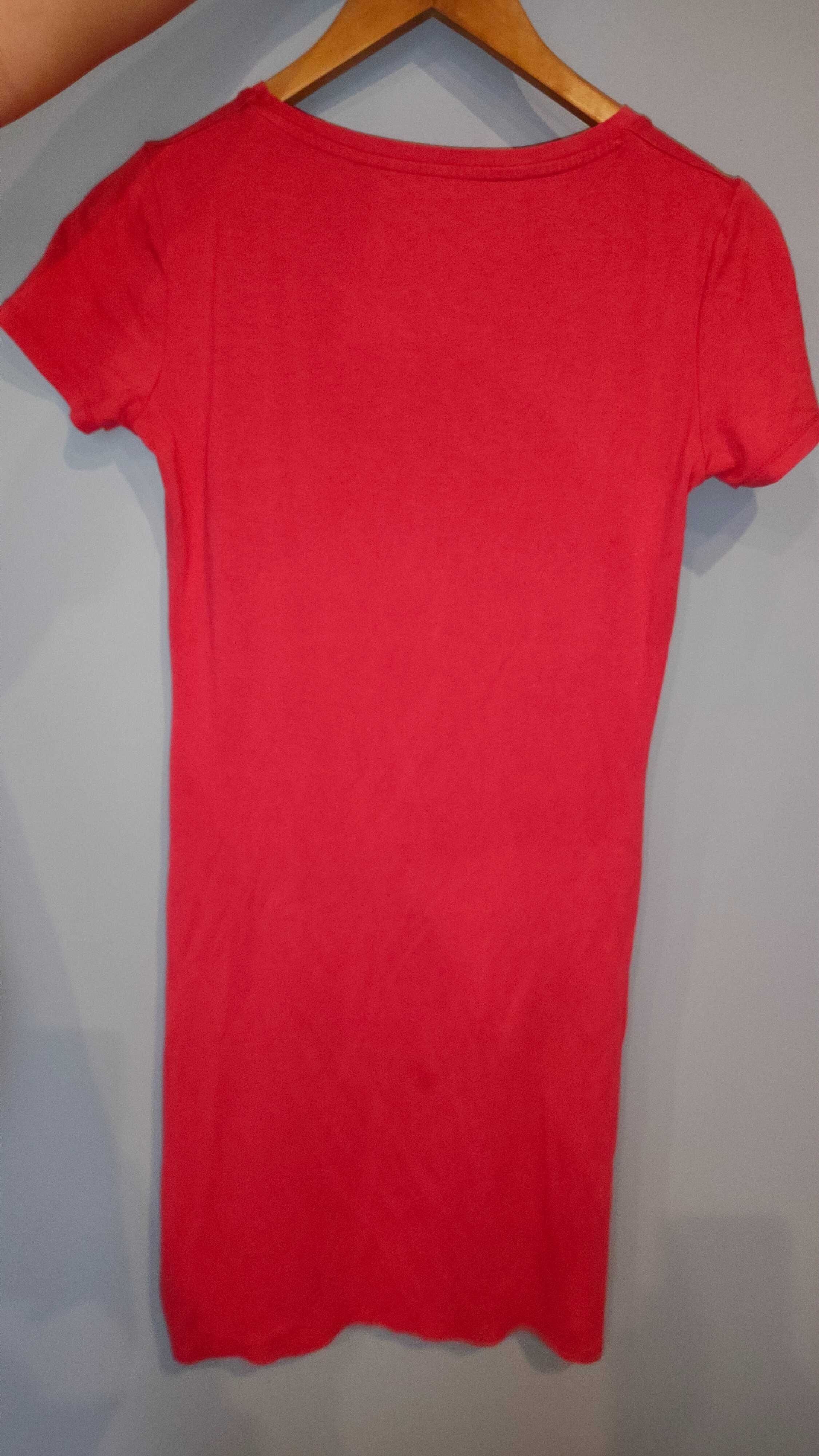 Czerwona piżama ciążowa