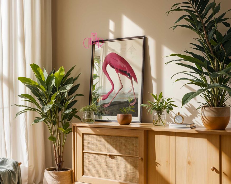 Plakat Amerykański Flaming