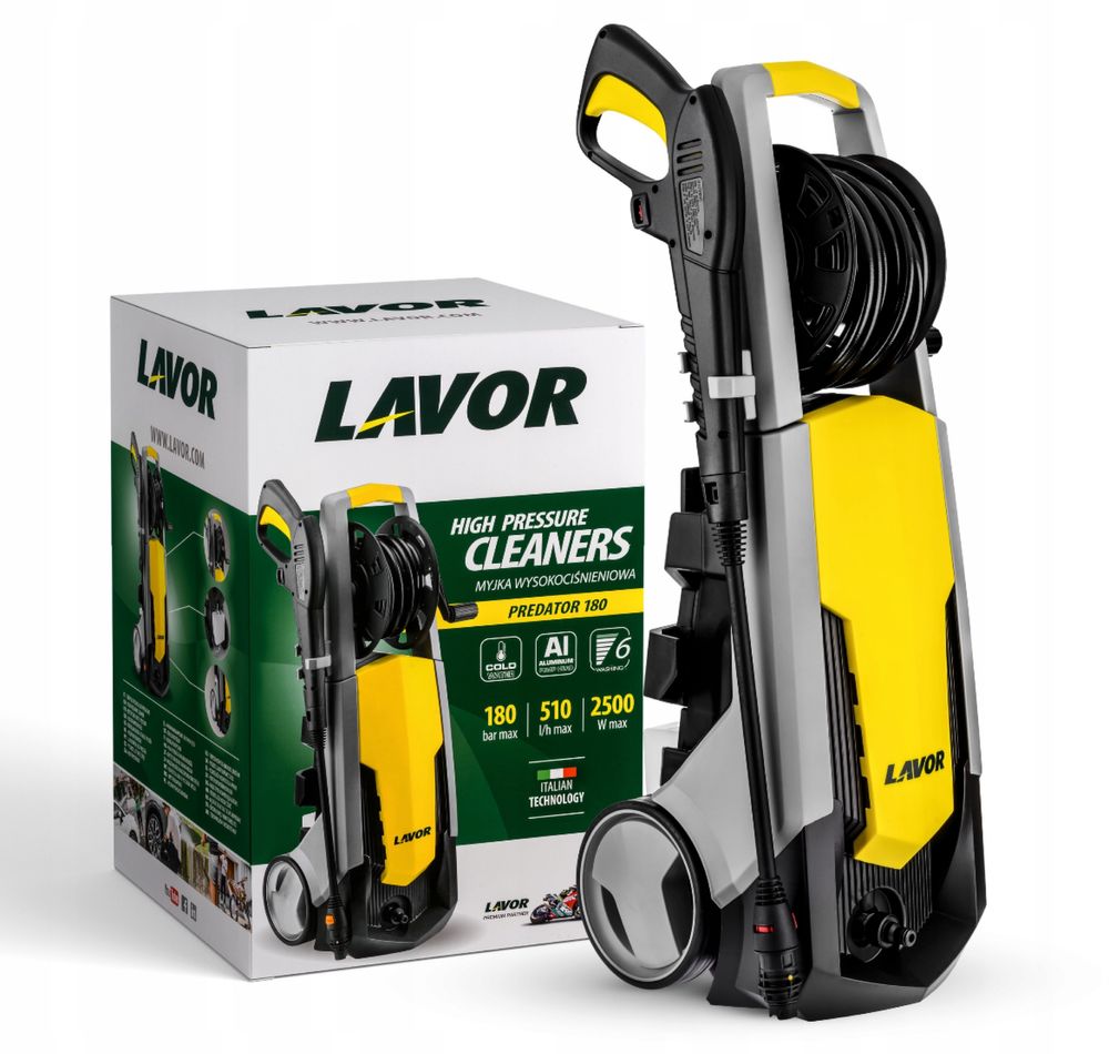 Автомобільна мийка Lavor Predator 180 бар 2500 Вт•мойка високого давле