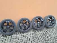 Koła letnie 225/50 R17, felgi aluminiowe 5x112 czarne