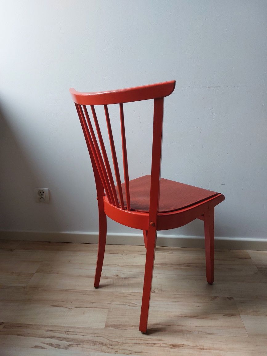 krzesło patyczak vintage drewniane