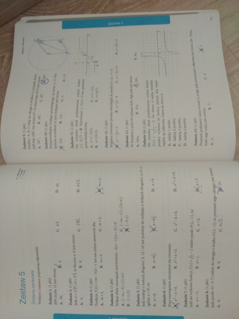 Matematyka 1 i 2 plus gratis zbiór zadań maturalnych