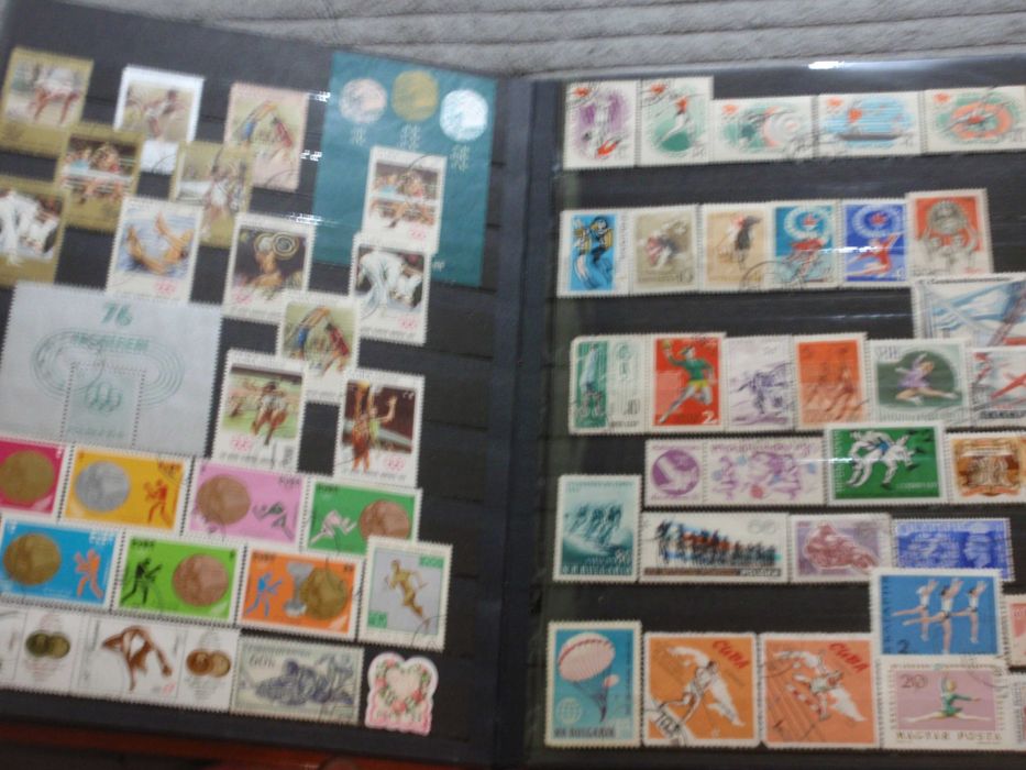 альбом с марками спорт