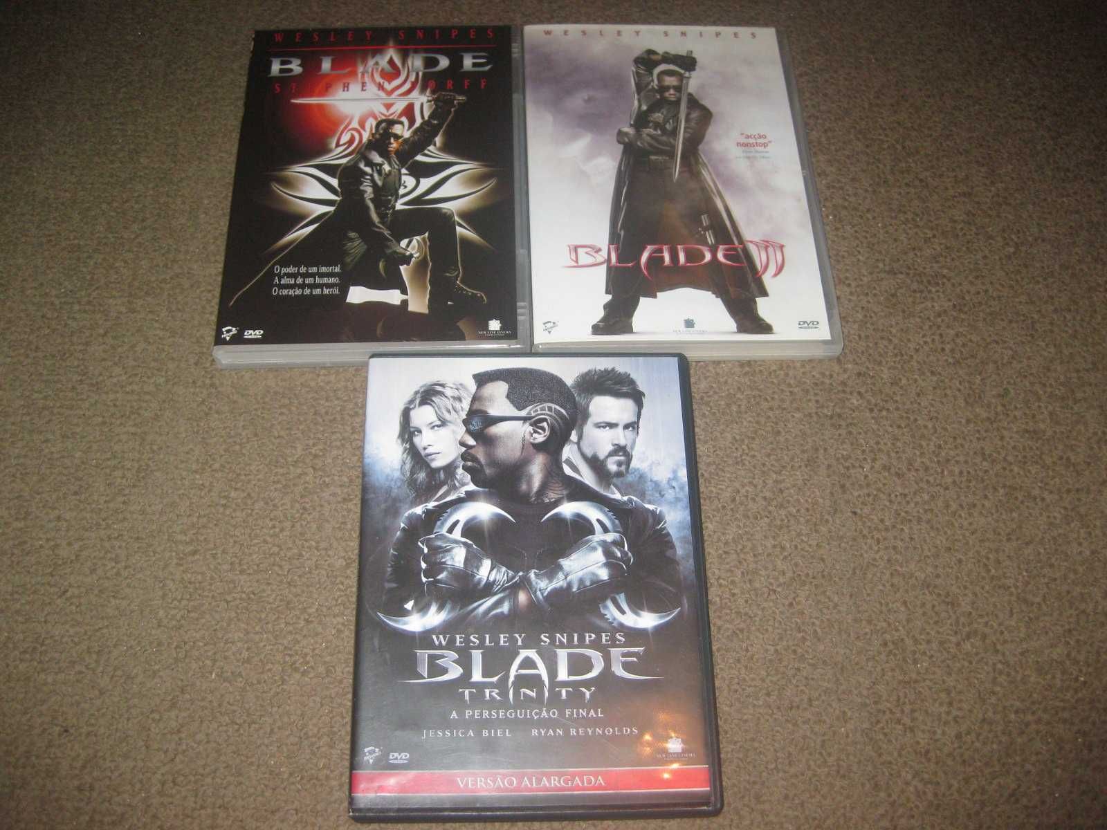 Colecção Completa em DVD "Blade" com Wesley Snipes