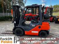 Toyota 02-8FGF25  Toyota 8FGF25, LPG, Triplex, Serwisowany